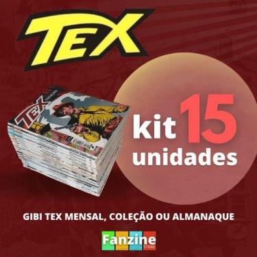 Imagem de Kit 15 Hqs Gibi Tex Mensal, Coleção Ou Almanaque Novas - Vitoria Espor