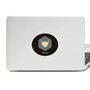 Imagem de Adesivo de notebook com emblema de vinil da bexiga para órgãos internos do corpo