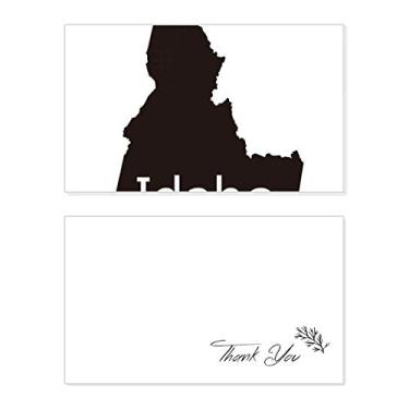 Imagem de Idaho Mapa dos Estados Unidos da América Cartão de agradecimento aniversário saudações casamento agradecimento