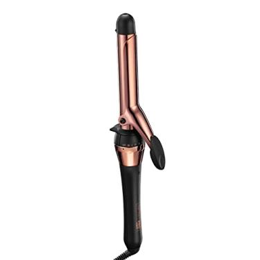 Imagem de CONAIR Modelador de cachos INFINITIPRO ouro rosa titânio 2,5 cm, barril de 2,5 cm produz cachos clássicos – para uso em cabelos curtos, médios e longos