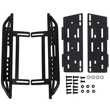 Imagem de Scx10 Rock Sliders Scx10 Ii 20 × 7 × 2 para Axial Scx10 Ii 90046 Crawler 1 10 Rc Carro Placa de Degrau Lateral Estribo Placa de Pedal