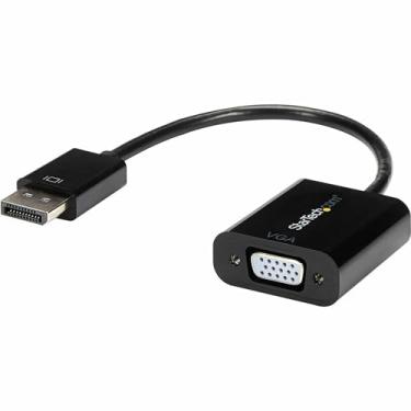 Imagem de StarTech.com Adaptador DisplayPort para VGA - Conversor DP para VGA ativo - Vídeo 1080p - DP/DP++ Adaptador de cabo de monitor de fonte para VGA - Adaptador DP para VGA Dongle digital para analógico -