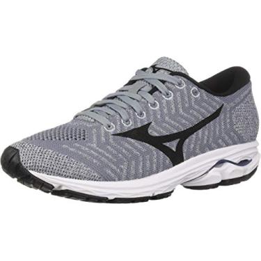Imagem de Mizuno Tênis de corrida feminino Wave Rider 22 Knit, Folkstone cinza-preto, 42
