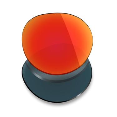 Imagem de Mryok Lentes de substituição polarizadas para Ray-Ban RB2180F 51 mm - Vermelho fogo