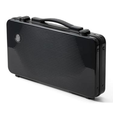 Imagem de SLOWPLAY Godel Poker Chip Case | Estojo de transporte de alta qualidade, proteção total para fichas de pôquer, capa de policarbonato alemão, super portátil e resistente (capacidade de 300 peças, para