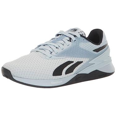 Imagem de Reebok Tênis feminino Nano X3 Mesh Lifestyle casual e moderno, Feel Good Azul/Branco/Preto, 39