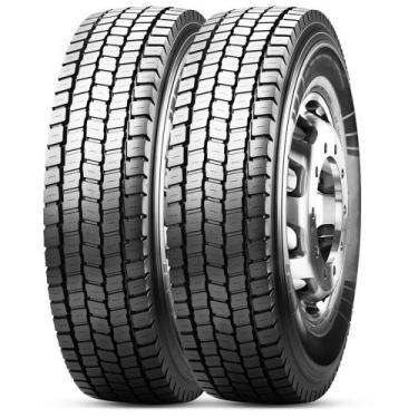 Imagem de Kit 2 Pneu Argantis by Pirelli Aro 22.5 295/80R22.5 152/148M TL M+S A.