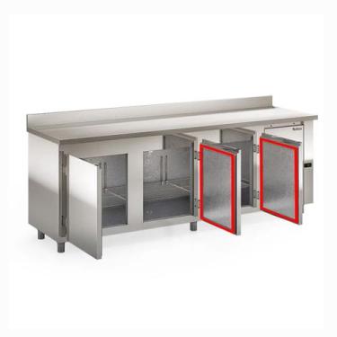 Imagem de Kit 2 Gaxeta Balcão Refrigerador Gelopar Gbec-1758 53x60 Aba - Ilpea ,