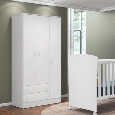 Imagem de G. Roupa 3Pts/2Gav Doce Sonho Branco 2617 - Qmovi - LM DECOR