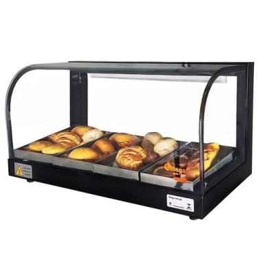 Imagem de G4 - Estufa Gama para salgados semi curva 4 bandejas Preta - 220V - Om