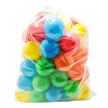 Imagem de Bolinhas De Piscina 100 Unidades De Bolinhas Coloridas - Mariplast