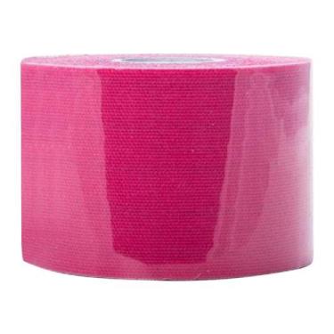 Imagem de Fita Kinesio Tape Bandagem Funcional Elástica Adesiva Rosa - Mare Vend