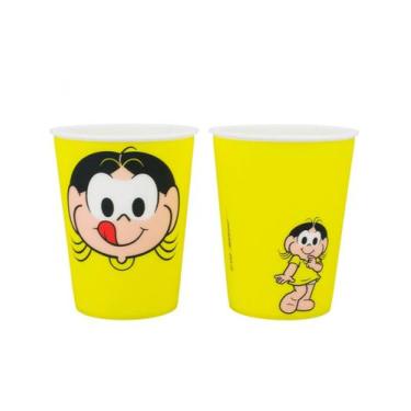 Imagem de Jogo 2 Copos Plástico Magali Amarelo 400ml - Turma Da Mônica - Taimes