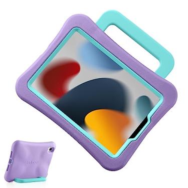 Imagem de LeiJue Capa Infantil para iPad 10,2 Polegadas, Resistente, À Prova de Choque/Quedas, Com Alça/Suporte, Adequada para Crianças, Uso Escolar e Recreativo