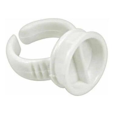 Imagem de Kit 50 Unid Anel Descartável Batoque Cola Cílios Fio Fio - Mr Vendas