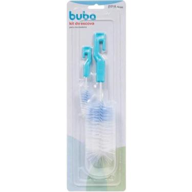 Imagem de Kit buba escova de  mamadeira e bico