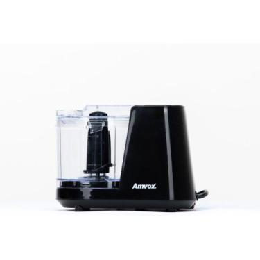Imagem de Mini Processador Triturador Prático Amvox 100W APR 1001 Black - REISTA