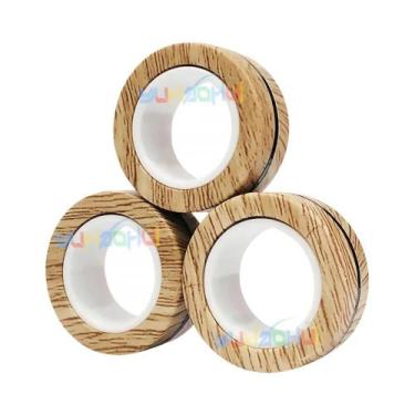 Imagem de Conjunto de 3 Giradores Magnéticos Coloridos - Brinquedo Antiestresse 