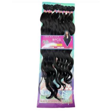 Imagem de Cabelo Brazilian Style Fibra Organica Premiun 9 pcs 320gr - D&D Commer