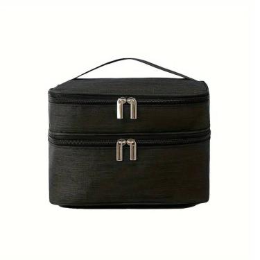 Imagem de Necessaire Viagem Bolsa Dupla Preta