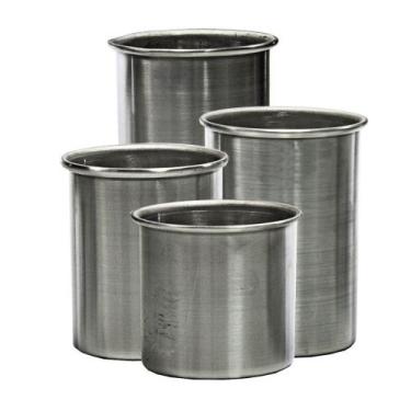 Imagem de Forma Alumínio Redonda Diâmetro 8cm Altura 8cm ao 15,5cm (4 peças) - c