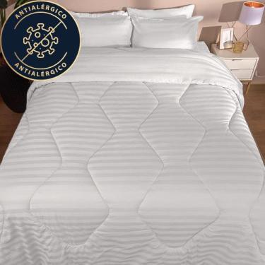 Imagem de Edredom Casal 300 Fios 100% Algodão 220x200cm - BF Colchões, BRANCO