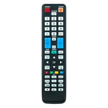 Imagem de Controle remoto de substituição AA59-00520A compatível com Samsung TV UN40D5550 UN32D5550 UN32D5550RFXZA UN32D5550RF UN40D5550RF UN40D5550RFXZA UN32D5550RFXZX UN40D550RFXZX UN40D5520A 550RFX; ZD