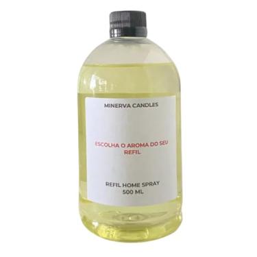 Imagem de MINERVA - REFIL Home Spray Aromatizador de Ambiente Água para Lençois Alta Fixação Não Mancha Frasco PET - 500ml (Bergamota e Basílico)