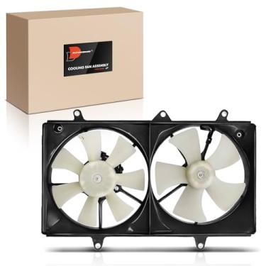 Imagem de A-Premium Conjunto de ventilador de resfriamento do radiador do motor compatível com modelos selecionados Toyota e Chevrolet - Corolla 1998-2002, Prizm 1998-2002 - Substituição # 163610D020,