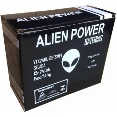 Imagem de Bateria de moto Alien Power YTX24HL-BS SELADA Igual Y50N18LA ,Can-am S