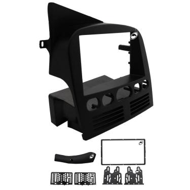 Imagem de Moldura 2 Din 7" Palio Siena Strada Weekend G1 Preta Fiamon