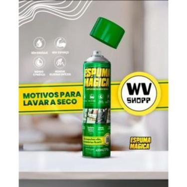 Imagem de Kit 3 Espuma Mágica Spray Uso Geral 400ml  Limpador a Seco ProAuto (En