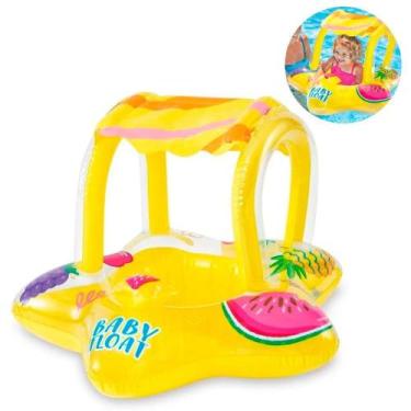 Imagem de Boia fralda para bebe com cobertura 81cm x 79cm intex 56573np