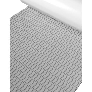 Imagem de Hjdeck Tapete de aderência de deck de tração DIY piso de barco 240 cm x 41 cm folha de deck de espuma EVA removível tapete marinho caiaque prancha de surf SUP paddle board skimboard lancha degraus de