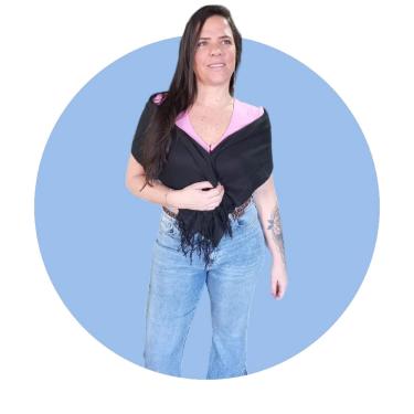 Imagem de Echarpe Cachecol Lenço Xale Lisa Masculino Feminino