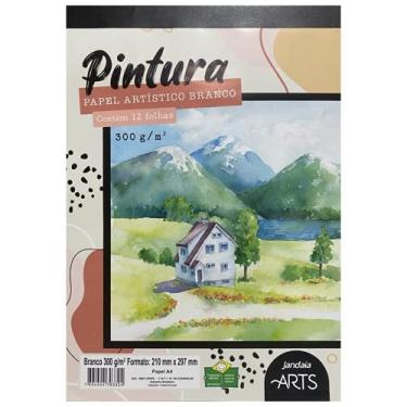 Imagem de Bloco Pintura, Jandaia, A4, 300 Gramas, 12 Folhas