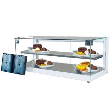 Imagem de B-VFD92 - Beta Vitrine fria 92cm Branca Dupla com 20 Gelo X - Bivolt -