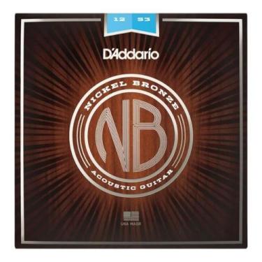 Imagem de Encordoamento violao daddario nb1253 nickel bronze 12/53 light gauge -
