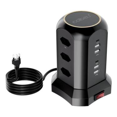Imagem de Tomadas Extensão De Torre Coibeu 9 Tomadas 4 Usb 2 Type-C