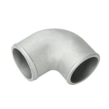 Imagem de 2 polegadas/6,3 cm/7,6 cm/8,9 cm/10.2 cm 90 graus de alumínio fundido tubo de cotovelo marceneiro intercooler turbo curva apertada (7,6 cm)