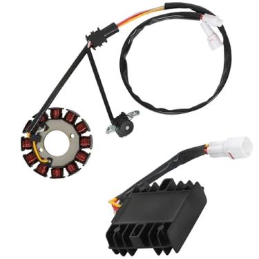 Imagem de Thomletha Retificador regulador e substituição do estator para Yamaha YFZ450 2004-2009 2012-2013 5TG-81410-00-00 5TG-81410-01-00