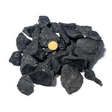 Imagem de 01 Kg Cascalho Bruto Quartzo Preto Natural 10 a 70mm Tipo A - Cristais
