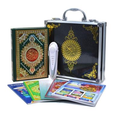 Imagem de Caneta Alcorão com recitação multilíngue – 25 recitadores, caneta digital recarregável de 16 GB, caixa de presente de alumínio – Presente muçulmano perfeito para Ramadã, Eid ou qualquer ocasião
