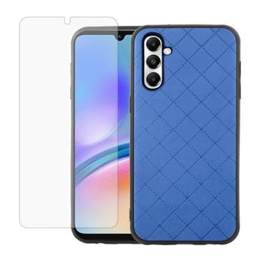 Imagem de Furiet Capa de telefone para Samsung Galaxy S25 Plus S25+ 5G protetor de tela de vidro temperado quadriculado robusto fino antiderrapante borracha TPU capa móvel para S25Plus 25S + S 25 25+ SM-S936U