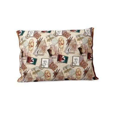 Imagem de Travesseiro lombar P/ VIAGEM - LÁTEX em flocos - capa VIAGEM - Latex F