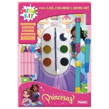 Imagem de Livro - Princesas - Ler, Colorir e Brincar