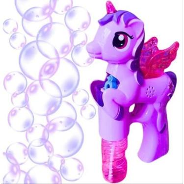 Imagem de Brinquedo Maquina Bolha De Sabão Modelo Animal Automática Com Refil - 