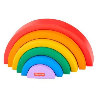 Imagem de Arco-Íris de Madeira Empilhável Fisher-Price - Mattel