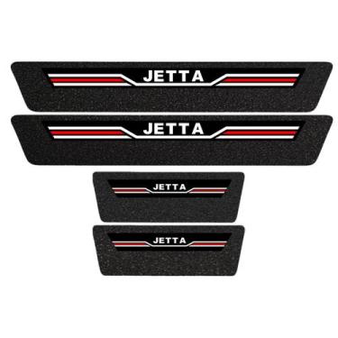 Imagem de Soleira Protetora Porta Sport Vermelho Jetta 2023 2024 2025 - Jhow Ade