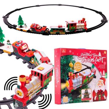 Imagem de Pista De Brinquedo Trem De Natal C/Luz E Som Cbs0676-Castela